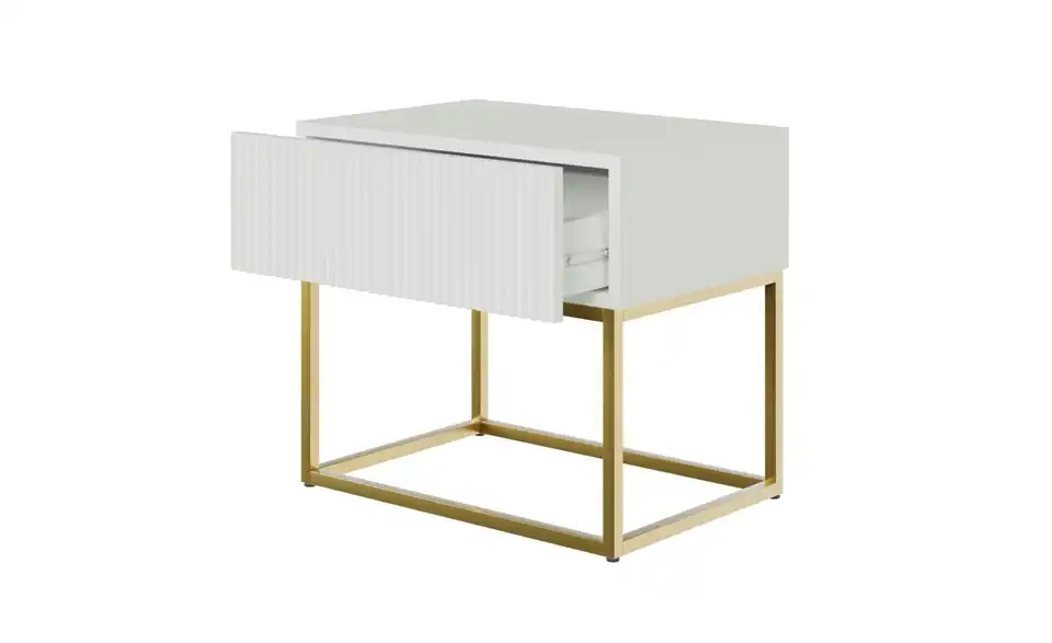 Selsey Nachtkommode mit Kufengestell, geöffnet