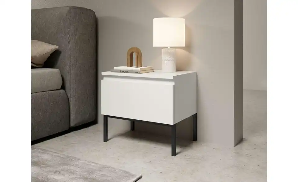 Selsey Nachtkommode mit Kufengestell, in Wohnsituation