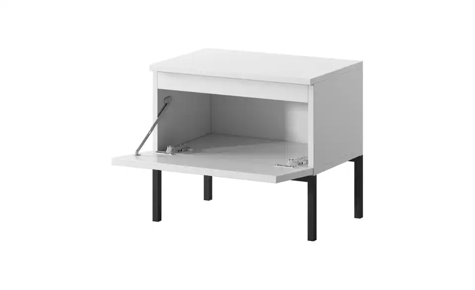 Selsey Nachtkommode mit Kufengestell, geöffnet