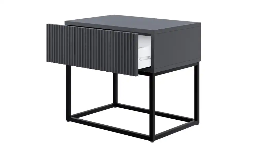 Selsey Nachtkommode mit Kufengestell, geöffnet