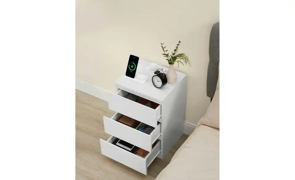 Nachttisch, geöffnet