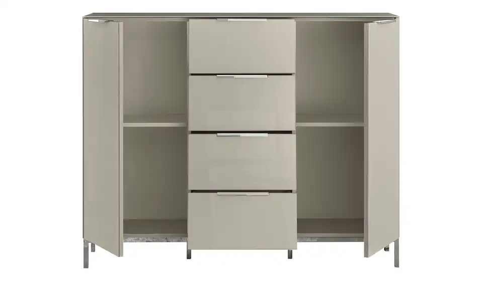 Kommode mit 2 Türen, geöffnet