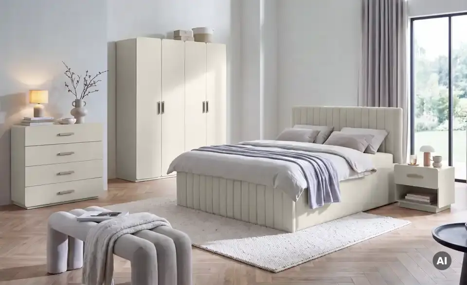 Drehtürenschrank, in Wohnsituation