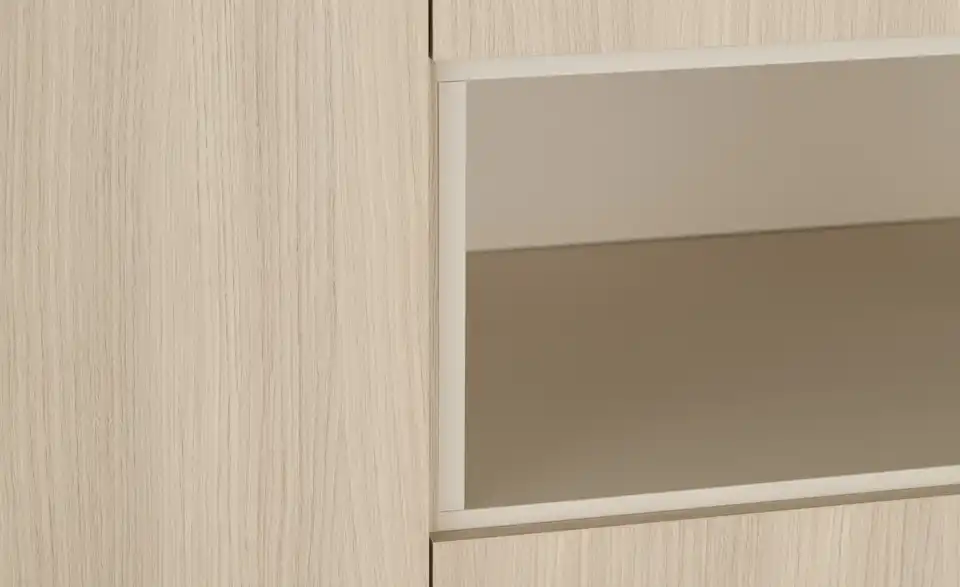 Drehtürenschrank mit Beleuchtung, Detailansicht