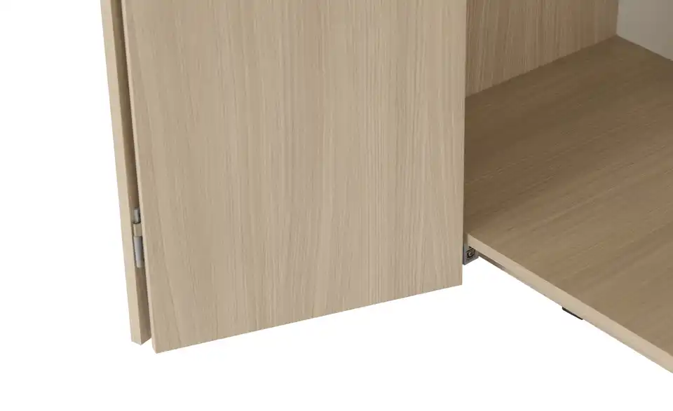 Drehtürenschrank mit Beleuchtung, Detailansicht