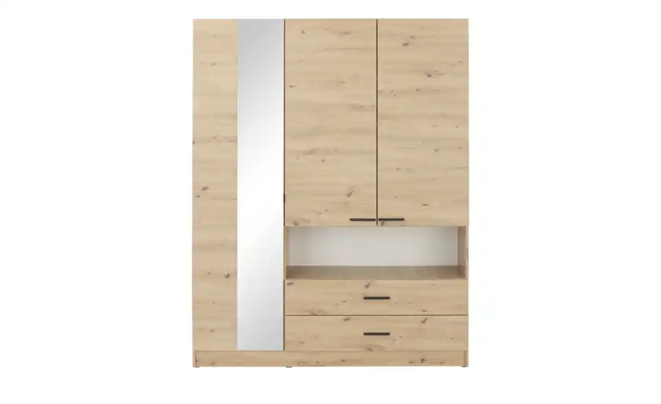 Drehtürenschrank, Frontansicht