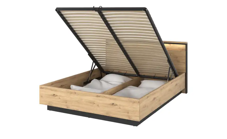 Doppelbett, geöffnet