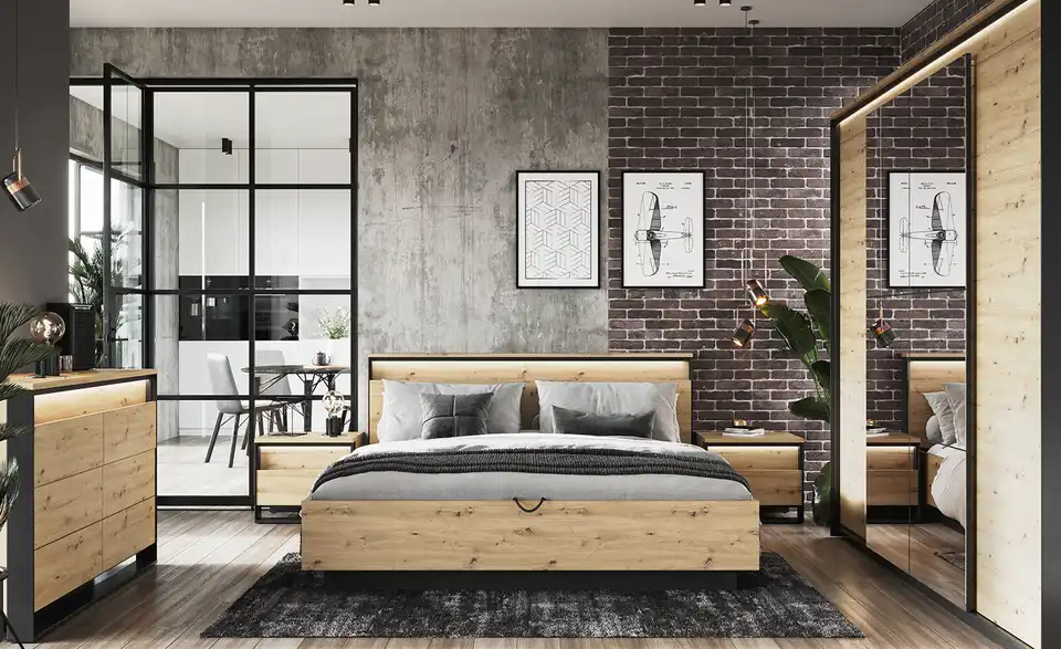 Doppelbett, in Wohnsituation