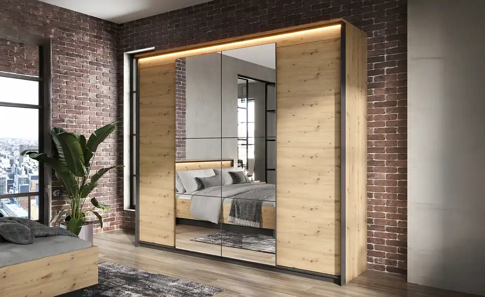 Drehtürenschrank, in Wohnsituation