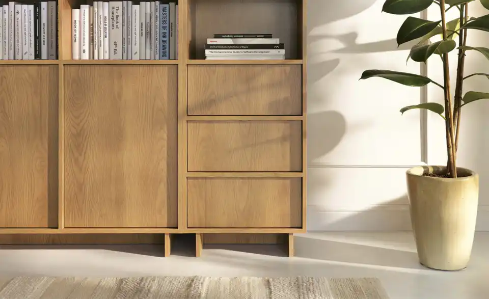 Primo Bücherregal, Detailansicht