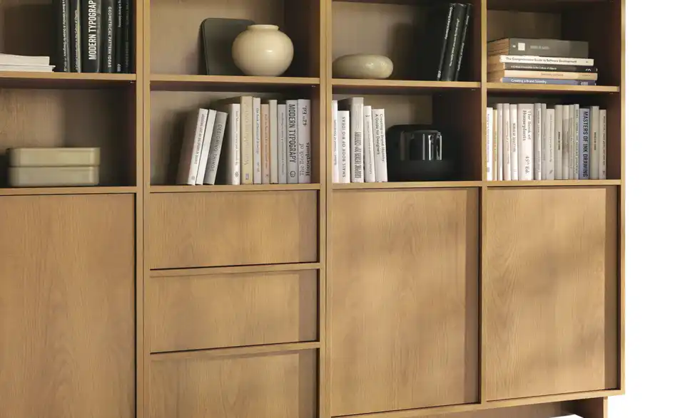 Primo Bücherregal, Detailansicht