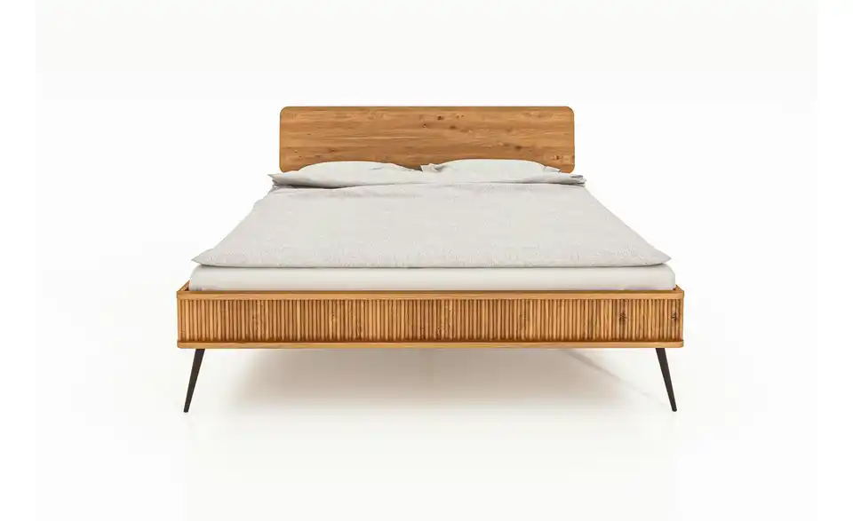 Massivholzbett, Frontansicht