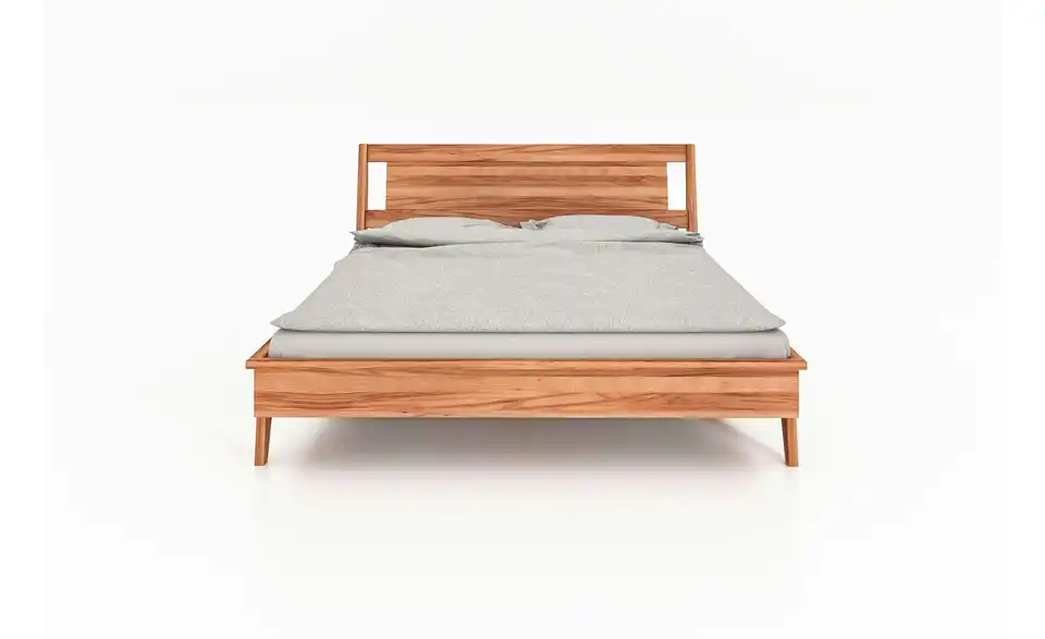 Massivholzbett, Frontansicht