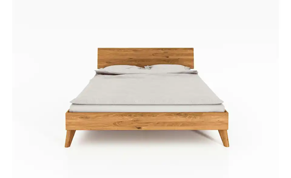 Massivholzbett, Frontansicht