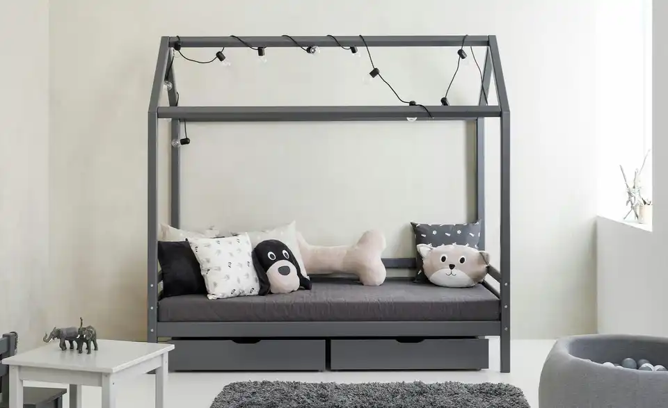 Hoppekids Bett, in Wohnsituation