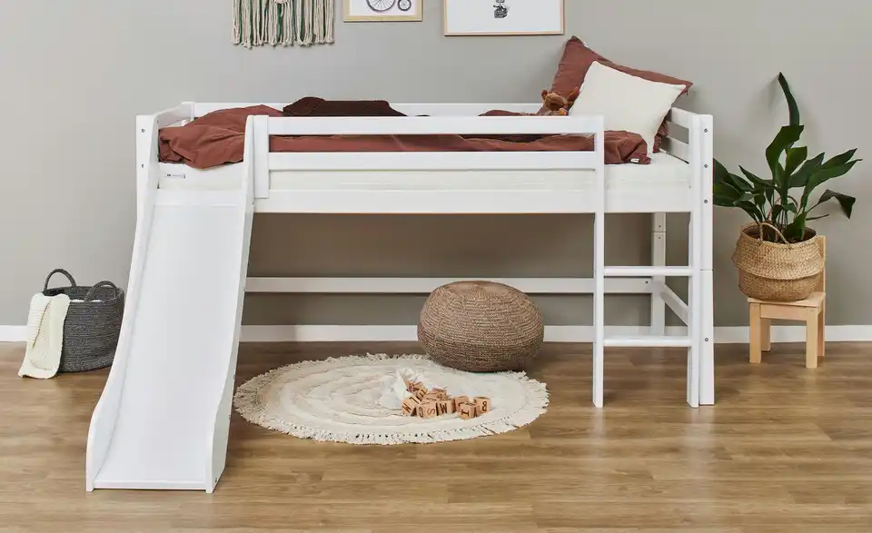 Hoppekids Spielbett mit Rutsche, in Wohnsituation