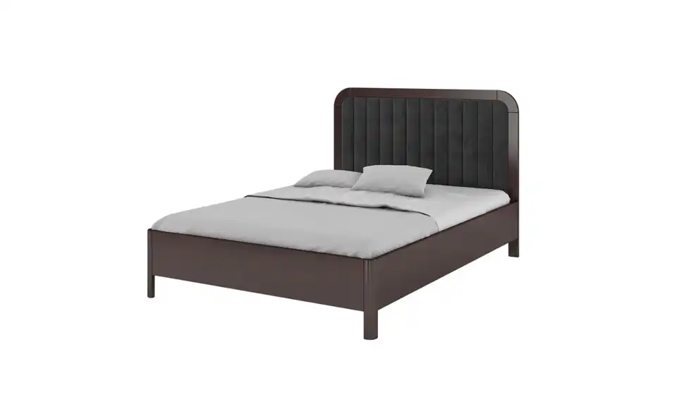 Holzbett Wenge mit BK 140x200, Perspektive