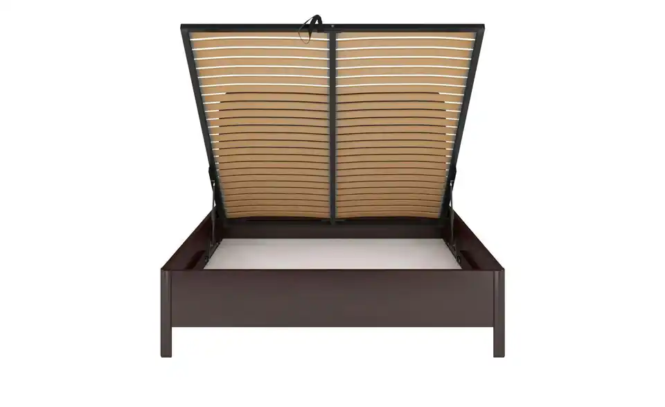 Holzbett Wenge mit BK 140x200, Funktionsansicht