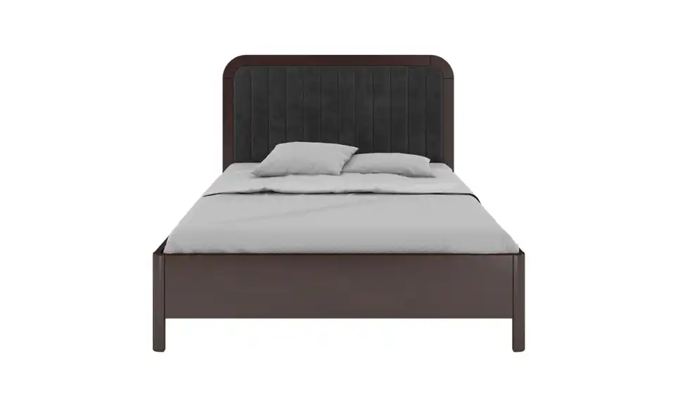 Massivholzbett Wenge 140x200, Frontansicht