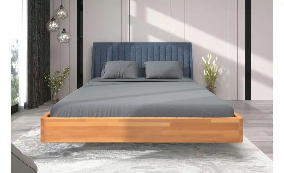 Massivholzbett Buche, in Wohnsituation