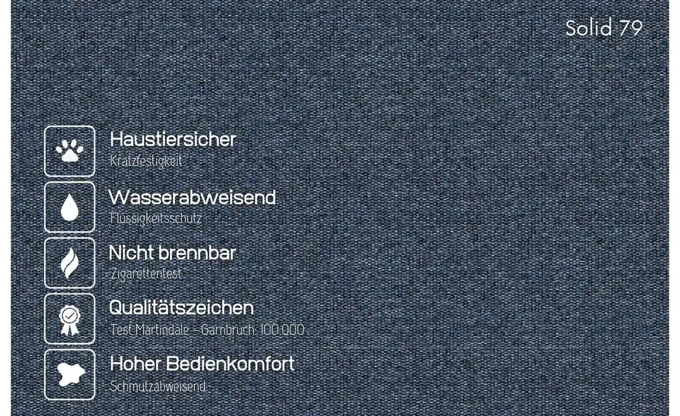 Massivholzbett Buche, Bild mit Text