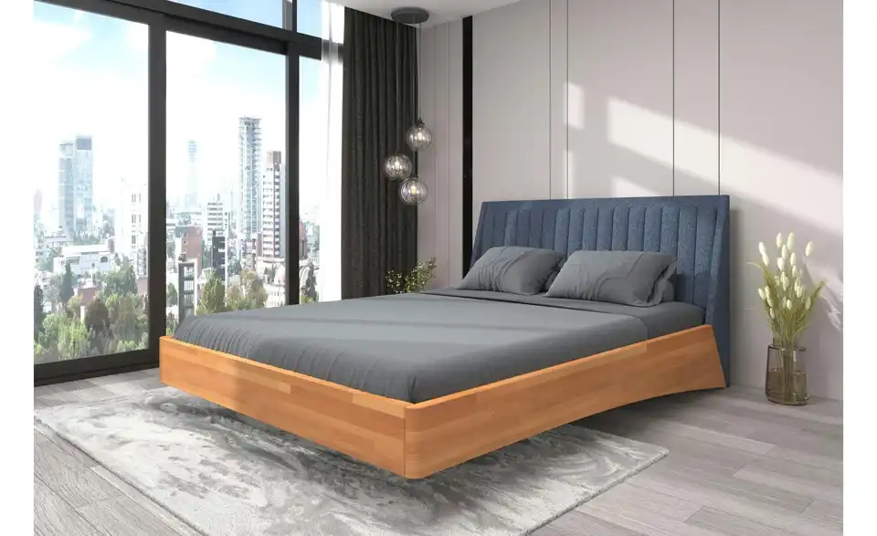 Massivholzbett Buche, in Wohnsituation