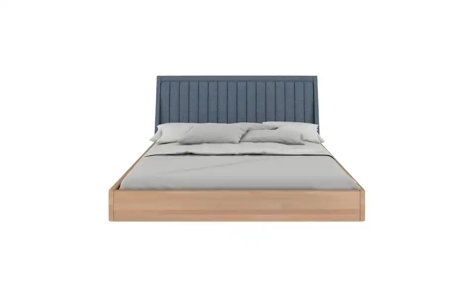 Massivholzbett Buche, Frontansicht