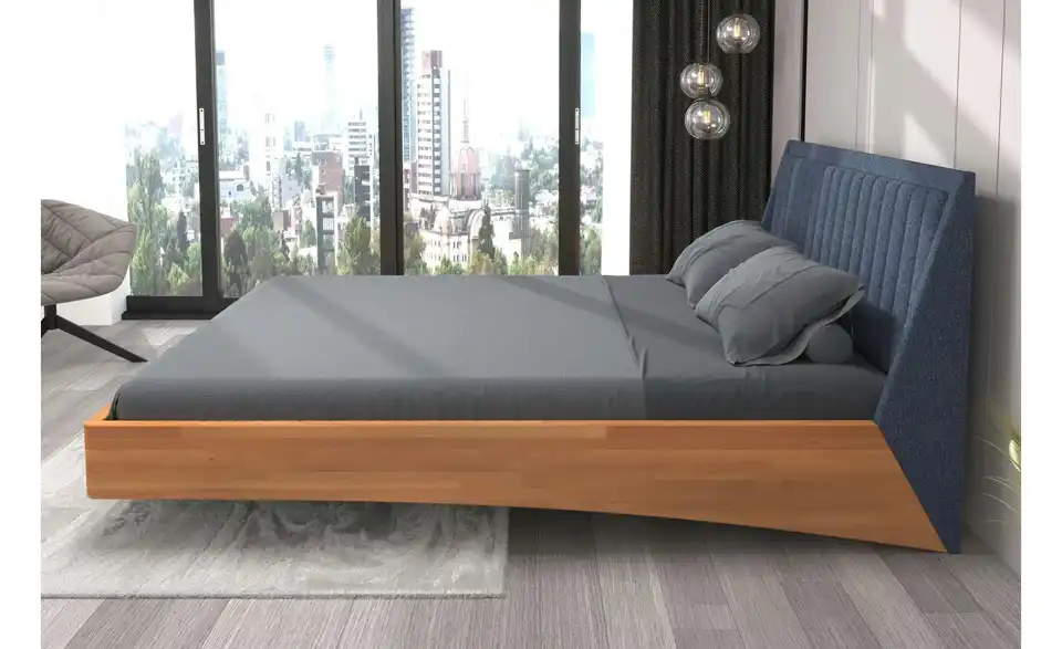 Massivholzbett Buche, in Wohnsituation