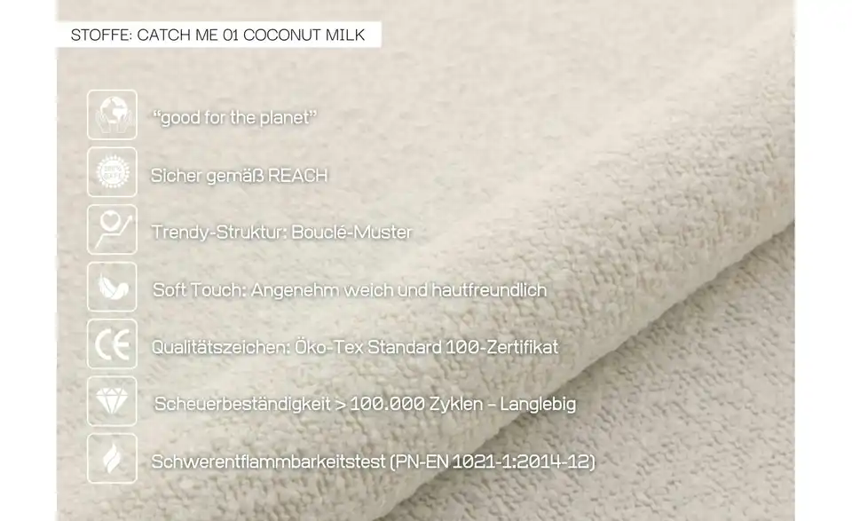 Massivholzbett Nussbaum180x200, Stoffstruktur