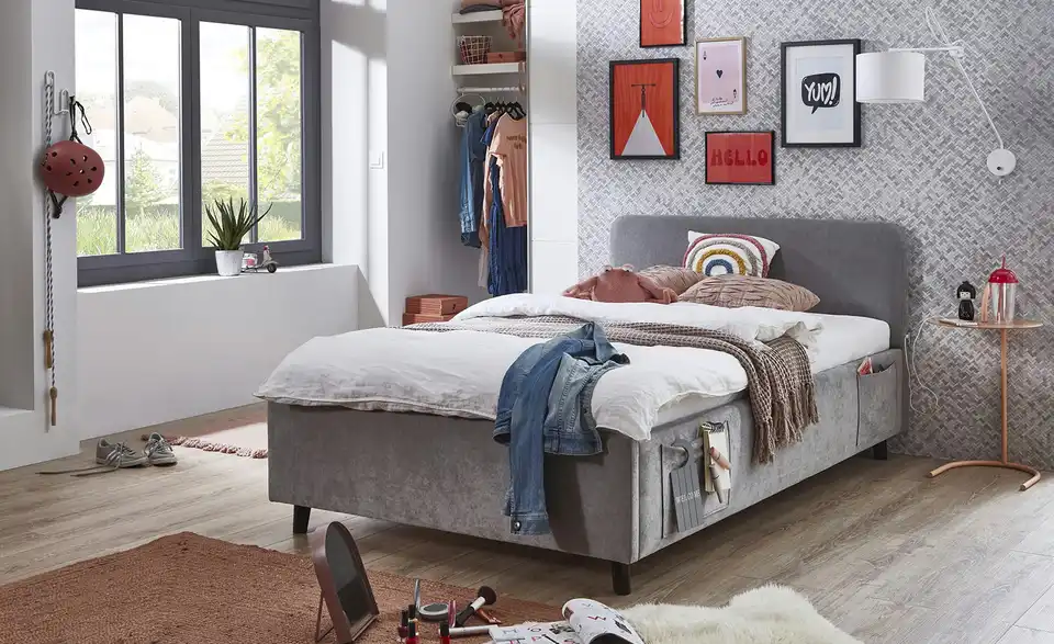 Polsterbett, in Wohnsituation