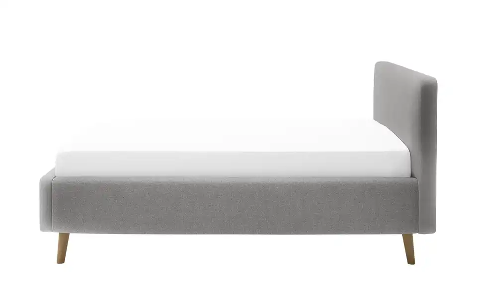 Polsterbett mit Bettkasten, Profilansicht