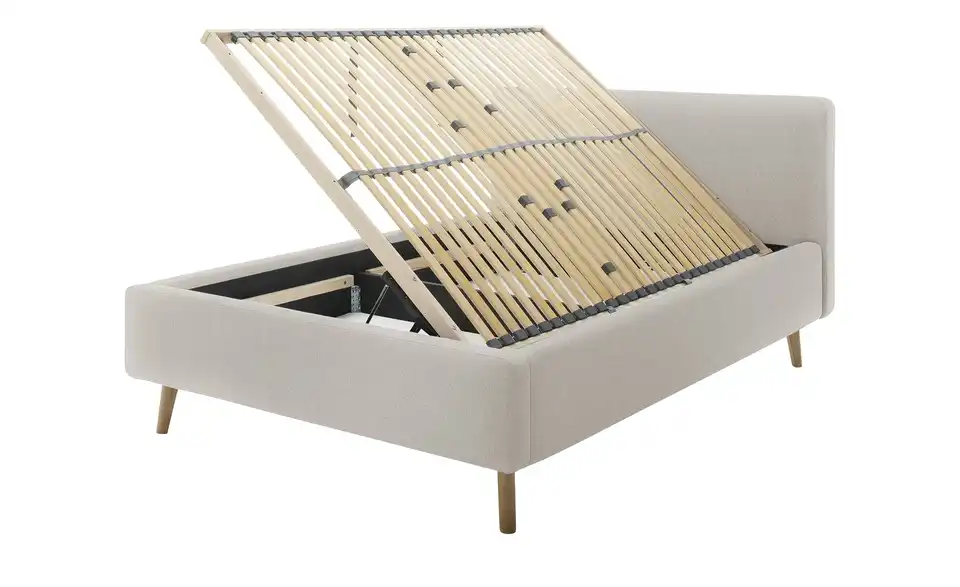 Polsterbett mit Bettkasten, Funktionsansicht