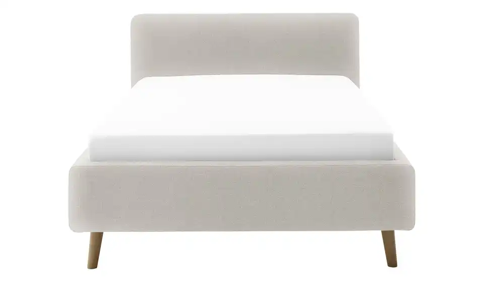 Polsterbett mit Bettkasten, Frontansicht