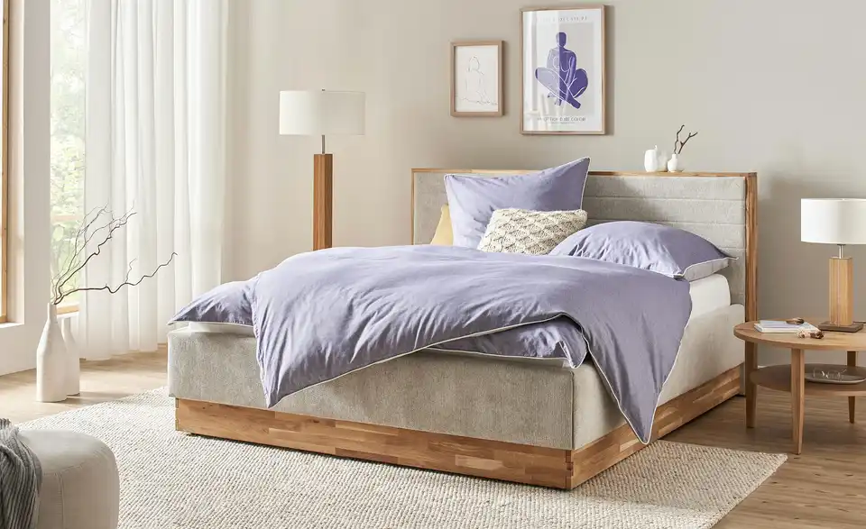 Gray & Jones Polsterbett mit Stauraum Peseta, in Wohnsituation