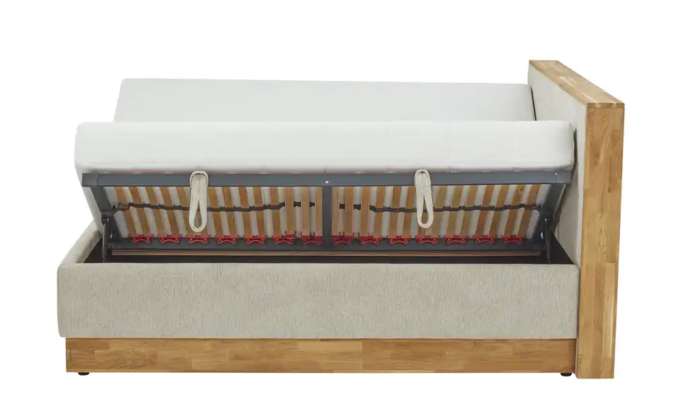 Gray & Jones Polsterbett mit Stauraum Peseta, Funktionsansicht