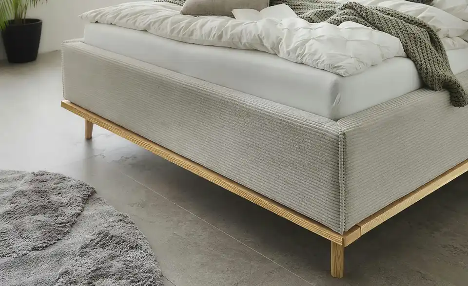 Musterring Polsterbett Delphi Cord mit Bettkasten, in Wohnsituation