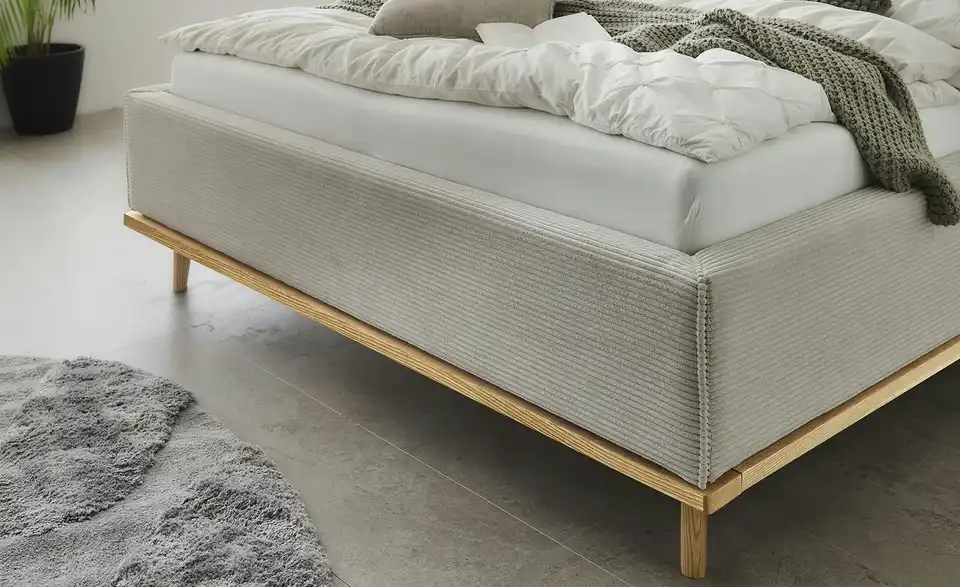 Musterring Polsterbett Delphi Cord mit Bettkasten, in Wohnsituation