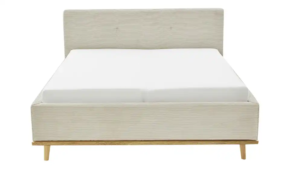 Musterring Polsterbett Delphi Cord mit Bettkasten, Frontansicht