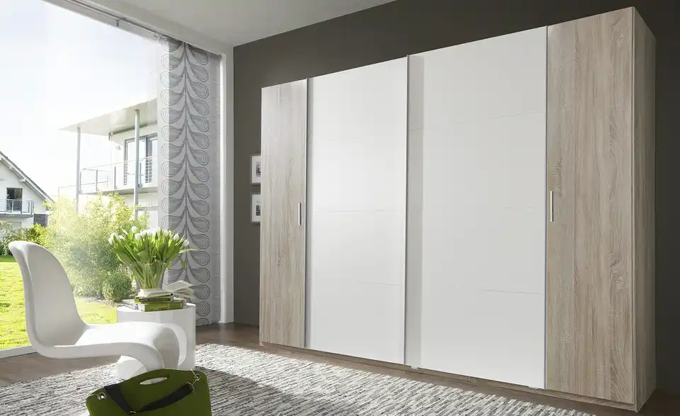 Dreh-/ Schwebetürenschrank, in Wohnsituation