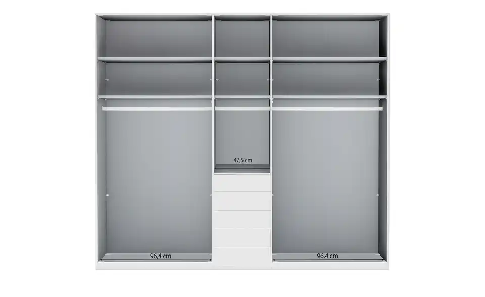 Kleiderschrank, Detailansicht