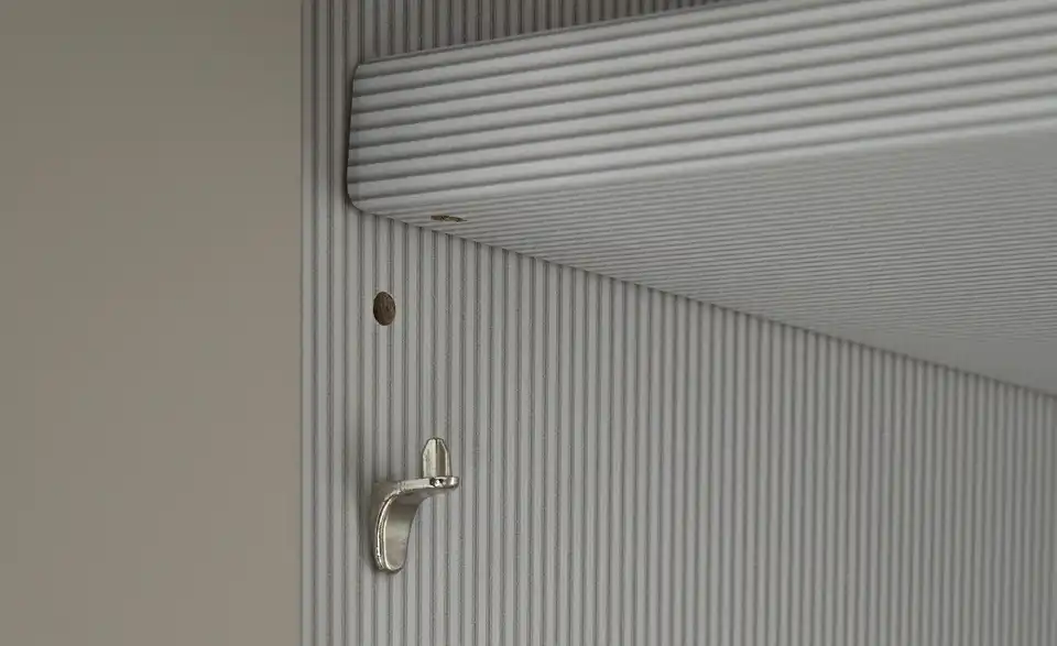 Schwebetürenschrank, Detailansicht