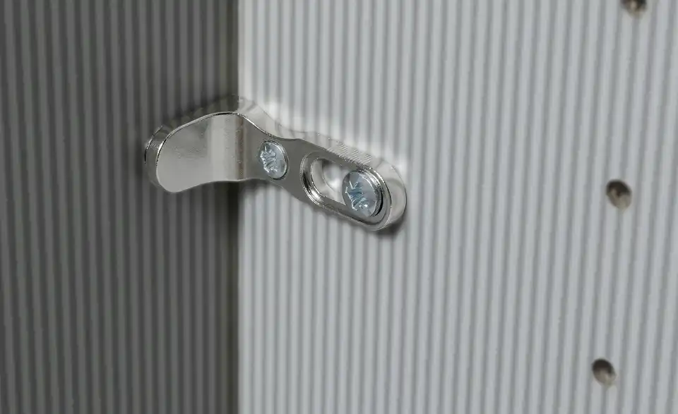 Schwebetürenschrank, Detailansicht