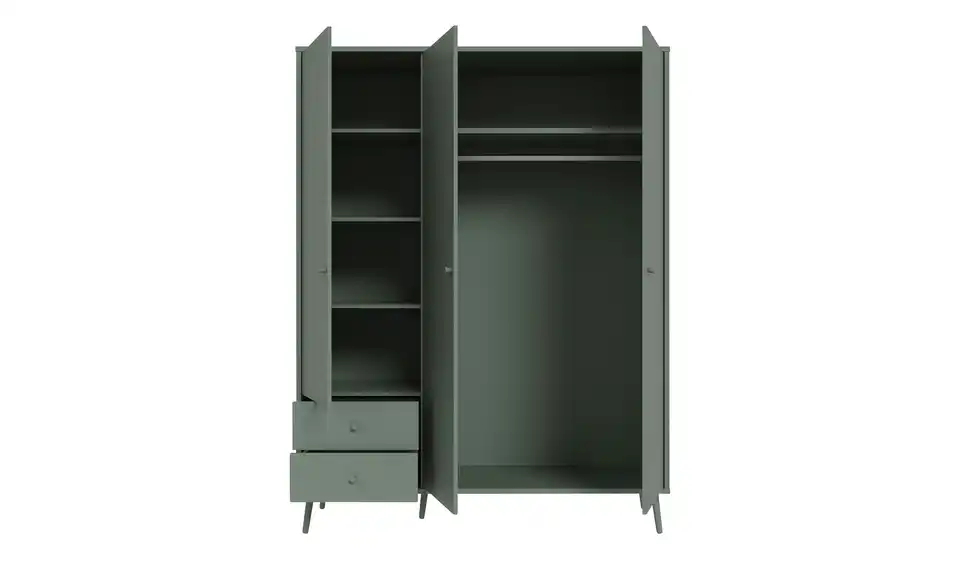 Kleiderschrank, geöffnet