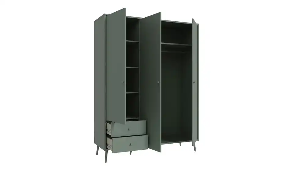 Kleiderschrank, geöffnet
