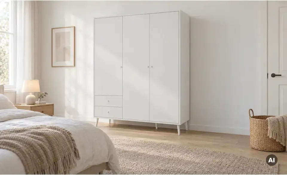 Kleiderschrank, in Wohnsituation