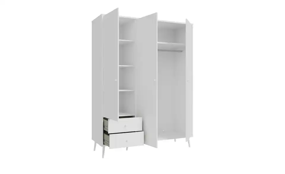 Kleiderschrank, geöffnet