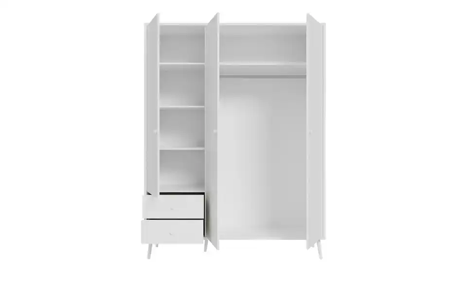 Kleiderschrank, geöffnet