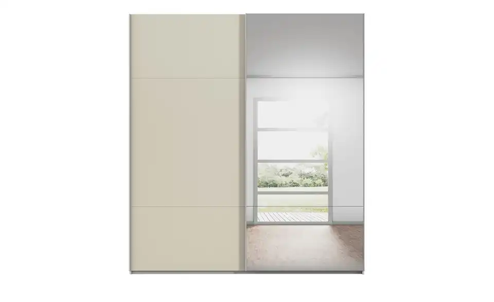 Kollektion Kraft Schwebetürenschrank inklusive Zubehör, Frontansicht