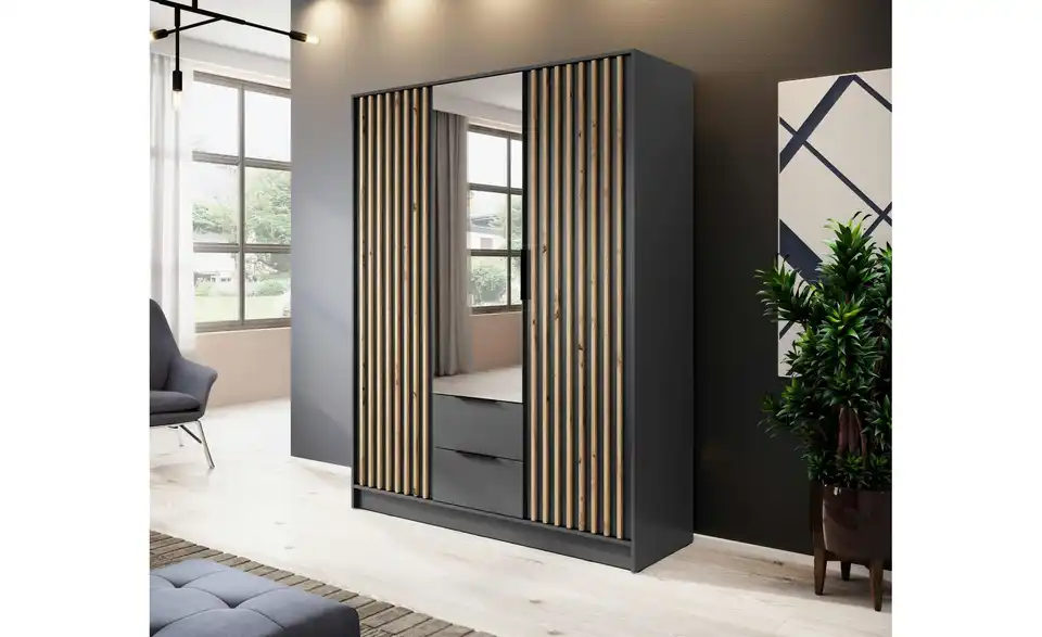 Drehtürenschrank, in Wohnsituation