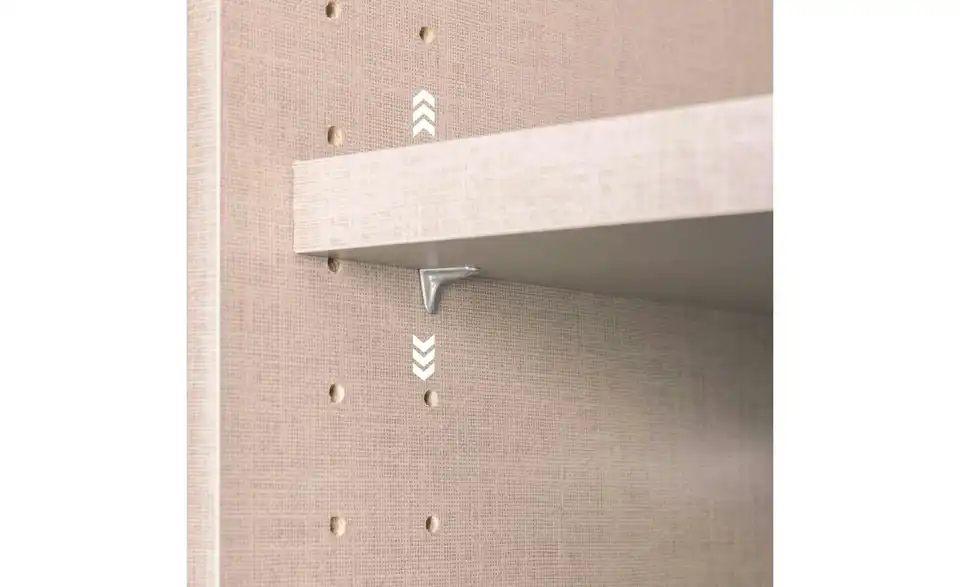 Kleiderschrank mit Schubladen, Detailansicht